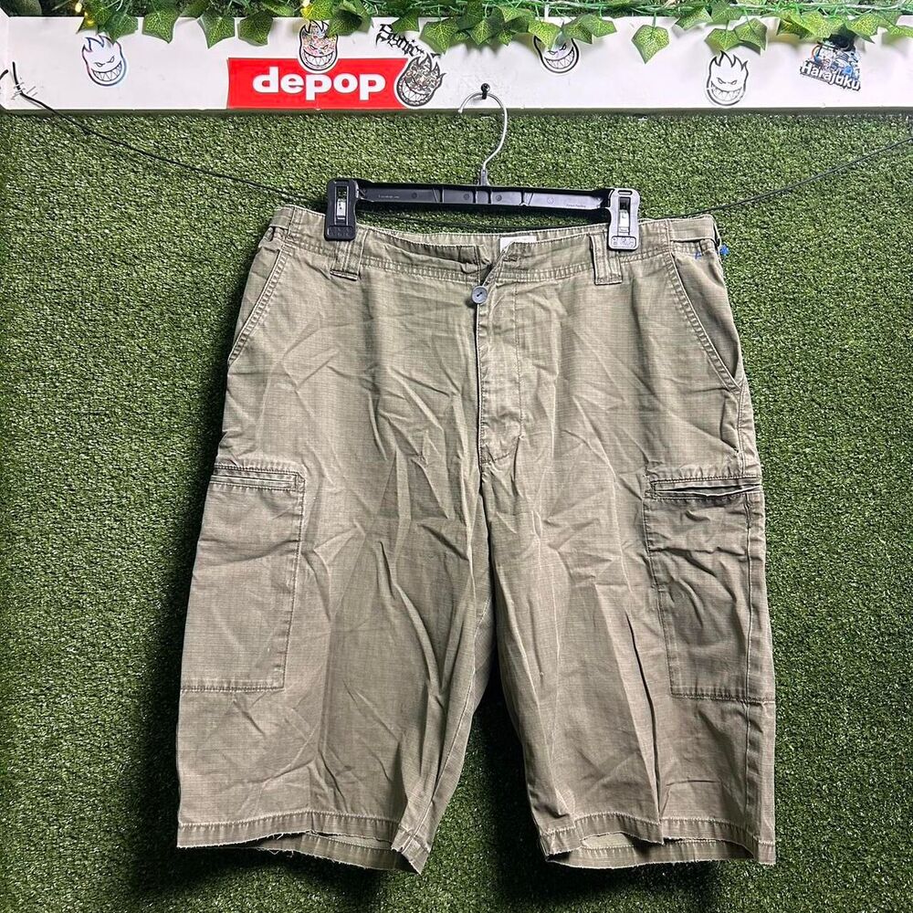 Calvin-klein-jeans Men's Khaki and Green Shorts